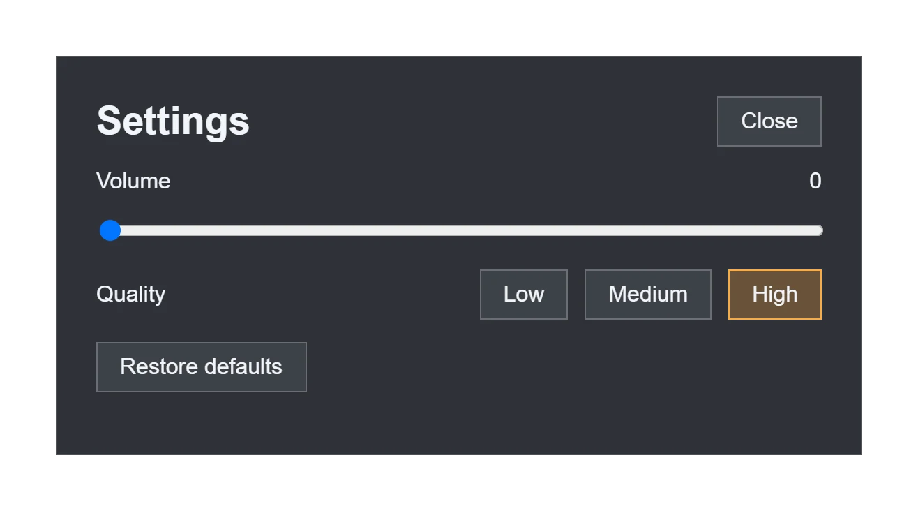 视图 "muted"